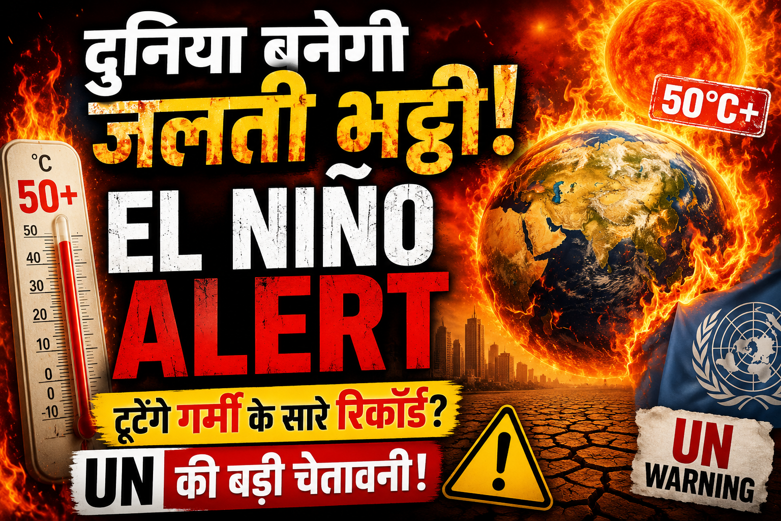 El Niño Alert: दुनिया बन सकती है जलती भट्ठी, गर्मी के सभी रिकॉर्ड टूटने का खतरा; यूएन ने दी गंभीर चेतावनी