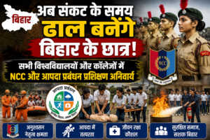 अब संकट के समय ढाल बनेंगे बिहार के छात्र: सभी विश्वविद्यालयों और कॉलेजों में NCC और आपदा प्रबंधन प्रशिक्षण अनिवार्य