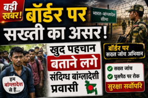 बॉर्डर पर सख्ती का असर: खुद पहचान बताने लगे संदिग्ध बांग्लादेशी प्रवासी