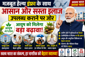 देश में स्वास्थ्य सेवाओं का होगा विस्तार, आसान और किफायती इलाज के साथ आयुष पर विशेष फोकस
